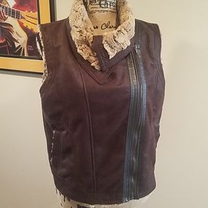 Olive & Oak faux suede vest